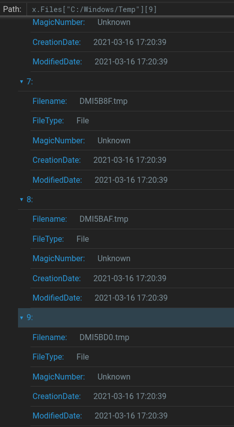 Fichiers temporaires aléatoires dans une sandbox