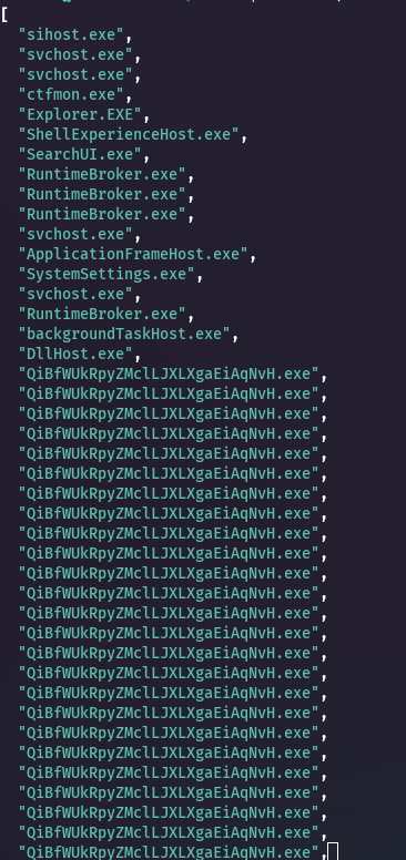 Processus aléatoires dans une sandbox